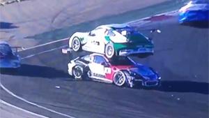 Hilarious Accident During Porsche Cup