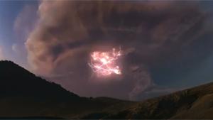 Super Charged Volcanic Ash Cloud