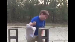 Chubby Karate Kid Fail