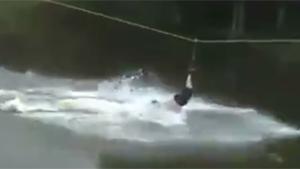 Fat Guy On The Zipline