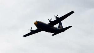 Blue Angels C-130 Take Off And Flyby