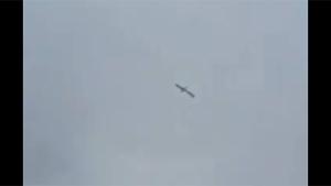 Cruise Missile Flying Over