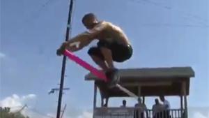 Epic Pogo Stick Faceplant