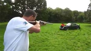 Clay Shooting With Classic Porsche