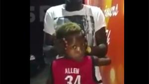 Kid With Extreme Flexible Neck