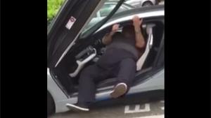 Fat Fuck Crawling Out BMW I8