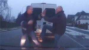 Violent Danish Road Rage