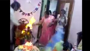 Flaming Birthday Party