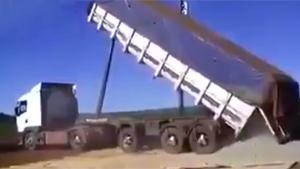 Dumper Truck Unloading Fail