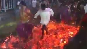 Firewalking Faceplant