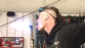 Putting Out A Torch On His Tongue