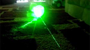 Popping Balloons With A Powerful Laser