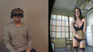 Virtual Reality Striptease Prank