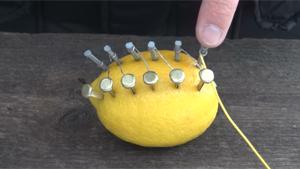 Making Fire With A Lemon