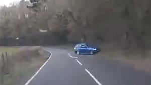 Car Goes Airborne After Losing Control