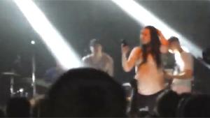 Singer Kicks Girl From Stage