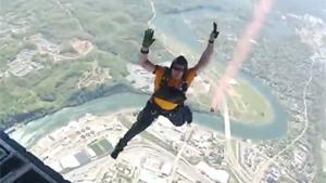 Navy Seals Jump From Plane