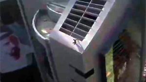 Daredevil Slides From Skyscraper