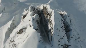Insane Ski Descent In Pussy Mountain