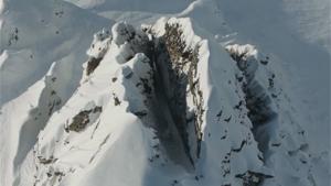 Insane Ski Descent In Pussy Mountain