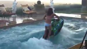 Epic Backflip On Jet Ski In Pool
