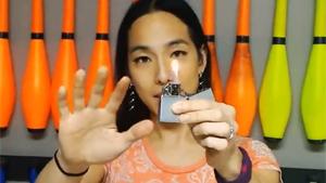 Magic Trick With Zippo