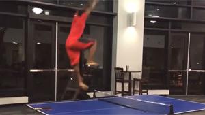 Ping Pong Celebration Fail