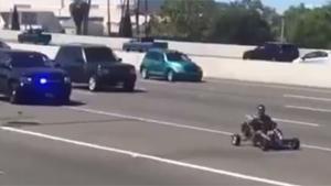 Police Chase With Go Kart