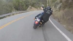Harley Rider On The Edge