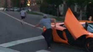 Kid Smashes Windscreen Of Supercar