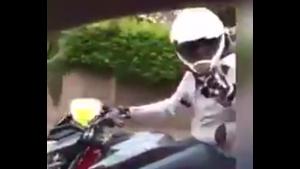 Instant Karma For Road Raging Biker