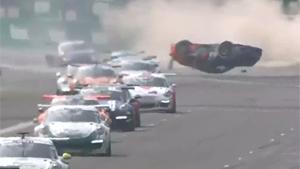 Big Crash At Porsche Supercup In Monza