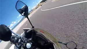 Biker Meets Asphalt