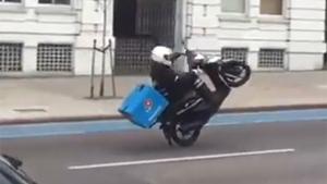 Delivery Boy Crashes