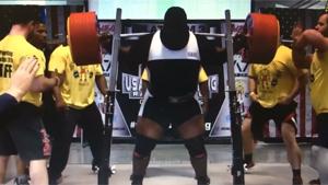 World Record Squatting 1005 LBS