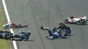 Spectacular Crash At Moto3 GP