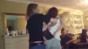 Mom Gives Daughter Wedgie