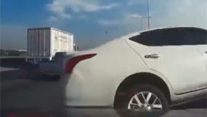 Stupid Driver Flips Car