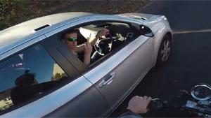 Karma For Asshole Motorist