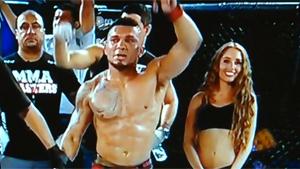 MMA Fighter Knocks Out Ring Girl