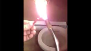 Firecracker In Toilet Bowl