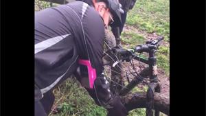 Bike Stuck In Electric Fence