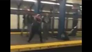 Subway Platform Jump Fail