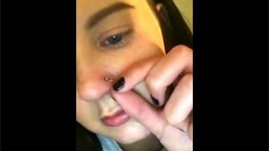 Removing Piercing Ends In Blood Bath