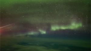 Northern Lights As Seen From Plane