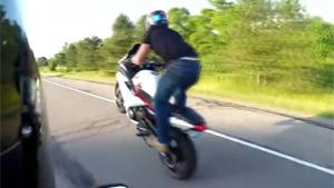 Wheelie Ends Horribly Wrong