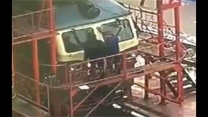 Workers Fall From Platform