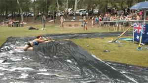 Fun On Water Slide Merry Go Round