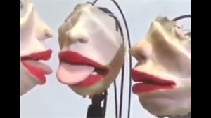 Creepy Kissing Machine