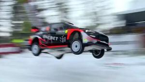 Insane Jump During Rally Race